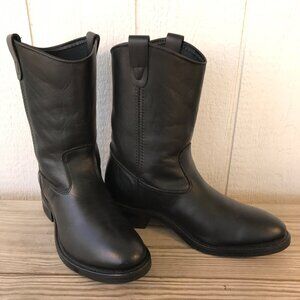 Double-H Ranchwell Mens Black Leather Wellington Western Boots 13 D 2559 USA